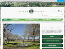 Tablet Screenshot of ottawaks.gov